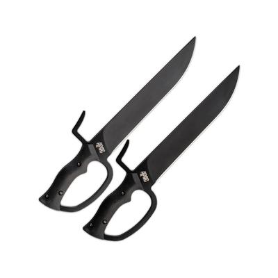 APOC by Dragon King Butterfly Swords 10.63" black coated 9260 steel blade Black G10 handle SD35590