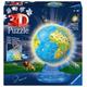 Ravensburger 4005556112890 3D-Puzzle, 180 Teile, beleuchteter Globus Teile-3D Leuchtglobus, Mehrfarbig