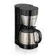 Cloer 5009 Filterkaffeemaschine mit Warmhaltefunktion, für bis zu 8 Tassen, 800 W, mit Isolierkanne aus Edelstahl, Filterkanne 1x4, schwarz