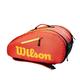 Wilson Padel-Tasche für Kinder und Jugendliche, Für bis zu 4 Schläger, Orange/Gelb, WR8902102001