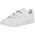 adidas Men's Stan Smith Sneaker, White/White/Gold Metallic, 10.5 UK