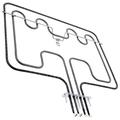 SPARES2GO Dual Grill Heating Element Compatible with Zanussi Cooker (2700W)