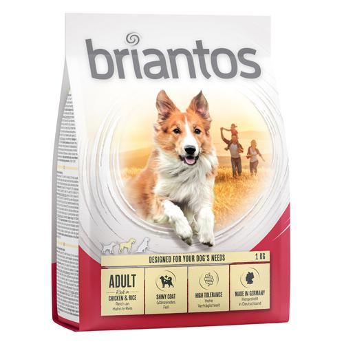1kg Adult Huhn & Reis Briantos Hundefutter trocken