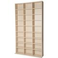 Helloshop26 - Armoire étagère rangement cd / dvd meuble de rangement pour 1 000 CDs bois - Bois