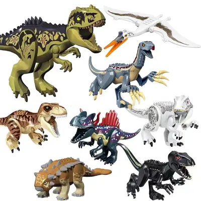Décennie s de construction à assembler Vorannosaurus Rex pour enfants figurines de dinosaures du