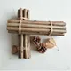 20 pièces / pack bâtons de bûche en bois pour bricolage artisanat accessoires photo bois couleur