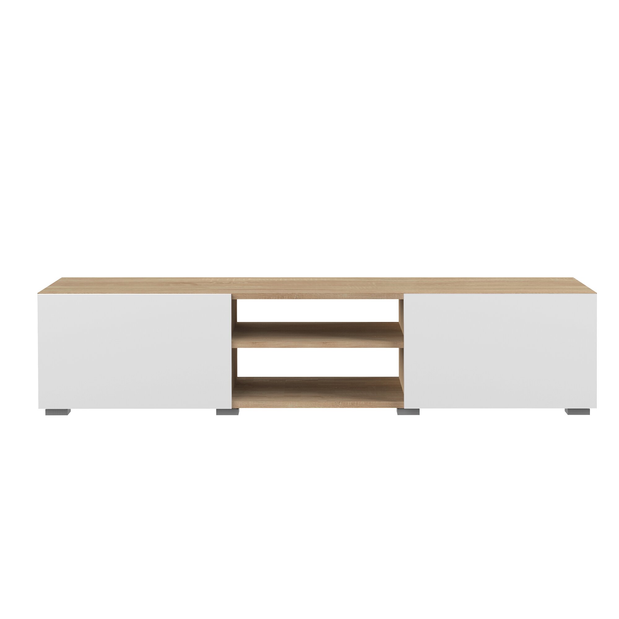 TemaHome »Podium« TV-Schrank 140 Eiche mit Weiß 140x31x42 cm