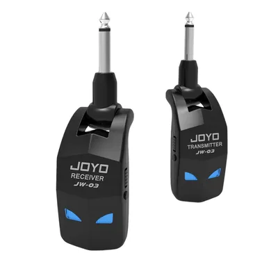 JOYO JW-03 Wireless Guitar System 2.4G 4 Channels Rechargeable Wireless Transmitter Receiver for