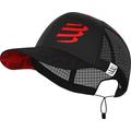 COMPRESSPORT Unisex Racing Trucker Cap Mütze, Schwarz/Rot, Einheitsgröße