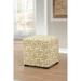 Tami by Sole Designs Upholstered Square Storage Ottoman