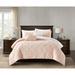 NY&C Home Leighton 9 Piece Crinkle Textured Diamond Stitched Geometric Pattern Comforter Set