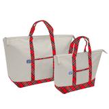 American Studio 12 Qt. Boat Tote Cooler, Polyester in Gray/Red | 14.75 H x 9.5 W x 4.5 D in | Wayfair 4524-5