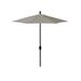 Arlmont & Co. 7.5 Ft. Market Patio Umbrella Matted Black Fiberglass Ribs Collar Tilt In Sunbrella Metal | 102.5 H x 90 W x 90 D in | Wayfair