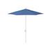 Arlmont & Co. 7.5 Ft. Matted White Market Patio Umbrella Fiberglass Ribs Collar Tilt In Olefin Metal | 102.5 H x 90 W x 90 D in | Wayfair