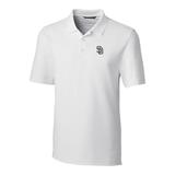 Men's Cutter & Buck White San Diego Padres Big Tall Forge Stretch Polo