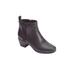 Extra Wide Width Women's The Ingrid Bootie by Comfortview in Black (Size 10 1/2 WW)