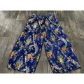 Free People Pants & Jumpsuits | Gently Used Free People Asian Print Capri Palazzo Pants | Color: Blue | Size: Xs