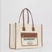 Burberry Bags | Burberry Medium Two-Tone Canvas And Leather Freya Tote | Color: Brown/Cream | Size: Os