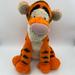 Disney Toys | Disney Parks Tigger Winnie The Pooh Orange Black Plush 19" Stuffed Animal Toy | Color: Black/Orange | Size: Osbb