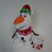 Disney Toys | Disney Christmas Olaf Plush, Seated Height 7 Inches, New With Tag | Color: Red | Size: 7 Inches