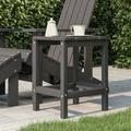 vidaXL Garden Adirondack Table Anthracite 38x38x46 cm HDPE