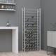 vidaXL Wine Rack for 96 Bottles White Metal