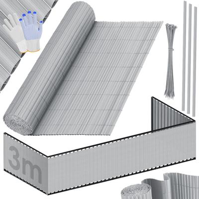 KESSER® PVC Sichtschutzmatte Sichtschutzzaun Balkonverkleidung Windschutz Wetterfest verstärkten Image