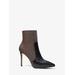 Michael Kors Rue Logo and Leather Boot Brown 6.5