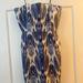 J. Crew Dresses | J. Crew Collection Strapless Silk Ikat Dress | Color: Blue | Size: 2