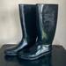 Burberry Shoes | Burberry Black Wellington Boots Rain Riding Rubber 7 Euro 38 | Color: Black | Size: 7