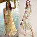 Anthropologie Dresses | Anthropologie Watercolor Maxi Dress | Color: Blue/Yellow | Size: 10p