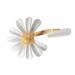 Kate Spade Jewelry | Kate Spade Into The Bloom Flower Ring | Color: White/Yellow | Size: 7