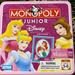 Disney Toys | Monopoly Junior Disney Princess Edition Game | Color: Pink/Yellow | Size: Onesize