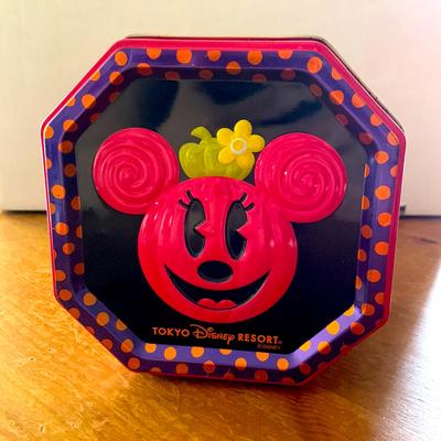 Disney Storage & Organization | Disney Tokyo Resort Halloween 2010 Empty Candy Tin | Color: Black/Orange | Size: Os