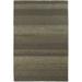 Green 108 x 72 x 0.75 in Indoor Area Rug - Chandra Rugs Felix Striped Handmade Tufted Wool Area Rug Wool | 108 H x 72 W x 0.75 D in | Wayfair