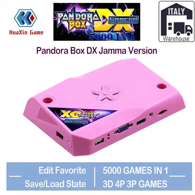 Pandora Box – DX arcade spéciale 5000-en-1 carte jamma CRT CGA VGA HDMI compatible avec 3P 4P