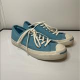 Converse Shoes | Jack Purcell Converse Blue Canvas Low Top Sneakers Shoes M 6.5 / W 8 | Color: Blue | Size: 8
