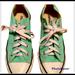 Converse Shoes | Converse Womens Star Low Top Sneaker - Aqua Size 6 | Color: Blue | Size: 6