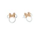 Disney Jewelry | Disney Minnie Mouse Sterling Silver 2-Tone Studs | Color: Gold/Silver | Size: Os