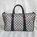 Gucci Bags | Gucci Gg Supreme Vintage Boston Bag | Color: Blue | Size: L 15", H 10", W 5.5"