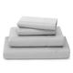 Cosy House Collection Luxury Bamboo Sheets - 3 Piece Bedding Set - Bamboo Viscose Blend - Soft, Breathable, Deep Pocket - 1 Duvet Cover, 1 Fitted Sheet, 1 Pillow Case - Single, Silver