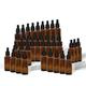 Intelligent Healthcare PACK of 40-30ml Wholesale Bulk Amber Glass Dropper Bottles with Tamper Evident Pipettes Eye Dropper for Carrier Oils/Liquid/Cosmetics/Essential Oil/Aromatherapy