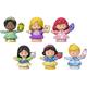 Disney Princess Toddler Toys Little People Gift Set With 6 Character Figures For Pretend Play Ages 18+ Months [Amazon Exclusive]