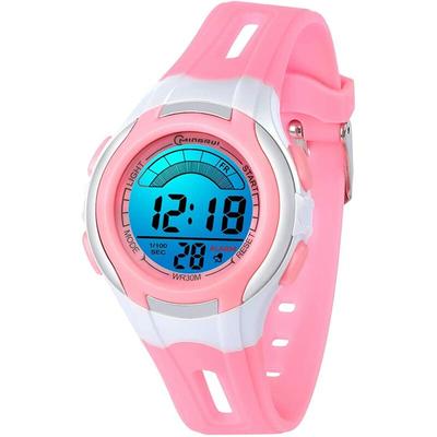 Kids Digital Watch for Girls Boys,7 Colors Flashing Waterproof Wrist Watches for Child Sport Outdoor