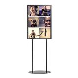 MT Displays Poster Sign Holder Aluminum in Black/Gray | 24.91 H x 18.91 W x 14.09 D in | Wayfair UIBS10B018X2000