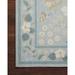 Blue/Green 90 x 30 x 0.13 in Area Rug - Rifle Paper Co. x Loloi Floral Willow Sky Area Rug Polyester/Cotton | 90 H x 30 W x 0.13 D in | Wayfair