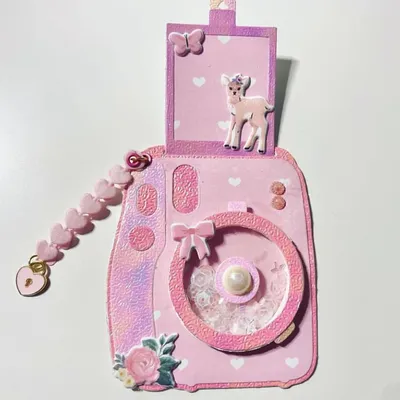 KSCRAFT Cute Interactive Camera Metal Cutting Dies Stencils for DIY Scrapbooking Decorative