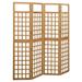 4-Panel Room Divider/Trellis Solid Fir Wood 63.4"x70.9"