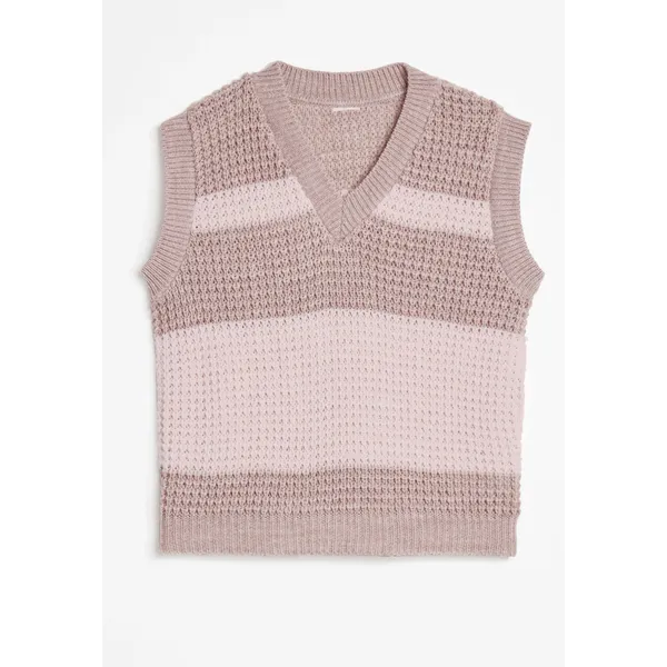 maurices-girls-striped-sweater-vest-pink---size-x-large/