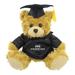 Black/Brown Mississippi State Bulldogs 12'' Graduation Plush Bear